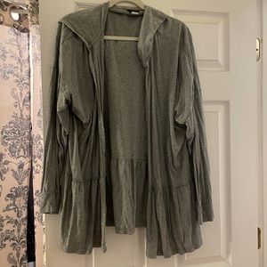 Torrid size 3 babydoll hooded cardigan